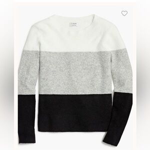 J Crew Colorblock crewneck sweater in extra-soft yarn
| Women’s medium